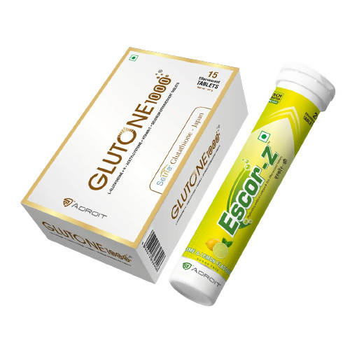 Glutone 1000 & Escor-Z Tablets Combo Pack - Swadesiicart