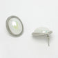 NVR Women's Silver Plated Oval Stud Earrings | Swadesiicart