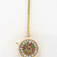 NVR Women's Multicolor CZ Stone-Studded Borla Maang Tikka - Swadesiicart
