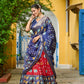 DEIANA'S Jacquard With Jari Lining With Print Lehenga Choli - Red - Swadesiicart