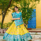DEIANA'S Jacquard With Jari Lining With Print Lehenga Choli - Wine - Swadesiicart