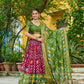 DEIANA'S Jacquard With Jari Lining With Print Lehenga Choli - Yellow - Swadesiicart