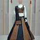 DEIANA'S Ajarak Print With Kali Pattern Lehenga Choli - Black - Swadesiicart