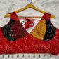 DEIANA'S Gamthi Patch With Handmade Kodi Lace Lehenga Choli - Black - Swadesiicart