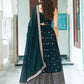 DEIANA'S Heavy Embroidery With Multi Work Lehenga Choli - Rama - Swadesiicart