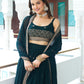 DEIANA'S Heavy Embroidery With Multi Work Lehenga Choli - Rama - Swadesiicart
