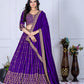 DEIANA'S Heavy Embroidery With Multi Work Lehenga Choli - purple - Swadesiicart