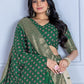 DEIANA'S Jacquard With Jari Print Weaving Lehenga Choli - Off White - Swadesiicart