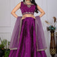 DEIANA'S Heavy Embroidery With Sequence Work Lehenga Choli - Wine - Swadesiicart