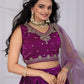 DEIANA'S Heavy Embroidery With Sequence Work Lehenga Choli - Wine - Swadesiicart