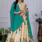 DEIANA'S Heavy Embroidery With Multi Color Work Lehenga Choli - Off White - Swadesiicart
