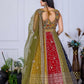 DEIANA'S Heavy Embroidery With Multi Work Lehenga Choli - Multi - Swadesiicart