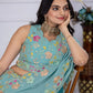 DEIANA'S Heavy Embroidery With Multi Thread Work Lehenga Choli - Firozi - Swadesiicart