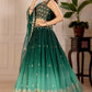 DEIANA'S Heavy Embroidery With Thread Work Lehenga Choli - Green - Swadesiicart