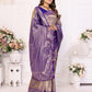 Anaita Lavender Tissue Silk With Butti Weaving Saree With Blouse