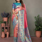 Anaita Light Pink Tissue Silk With Paithani Woven Saree With Blouse