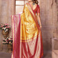 Anaita Yellow Tissue Silk With Weaving Saree With Blouse