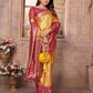 Anaita Yellow Tissue Silk With Weaving Saree With Blouse