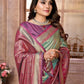 Anaita Sea Green Tissue Silk With Weaving Saree With Blouse
