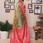 Anaita Mehendi Tissue Silk With Weaving Saree With Blouse