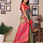 Anaita Mehendi Tissue Silk With Weaving Saree With Blouse