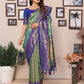 Anaita Sea Green Tissue Silk With Weaving Saree With Blouse