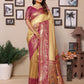Anaita Golden Tissue Silk With Weaving Saree With Blouse