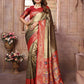 Anaita Dark Golden Tissue Silk With Weaving Saree With Blouse