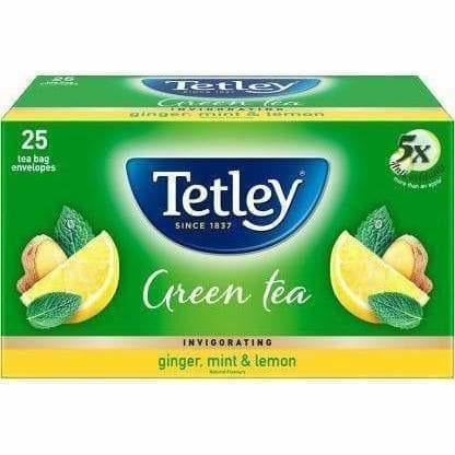 Tetley Green Tea Ginger, Mint and Lemon Tea Bags | Swadesiicart