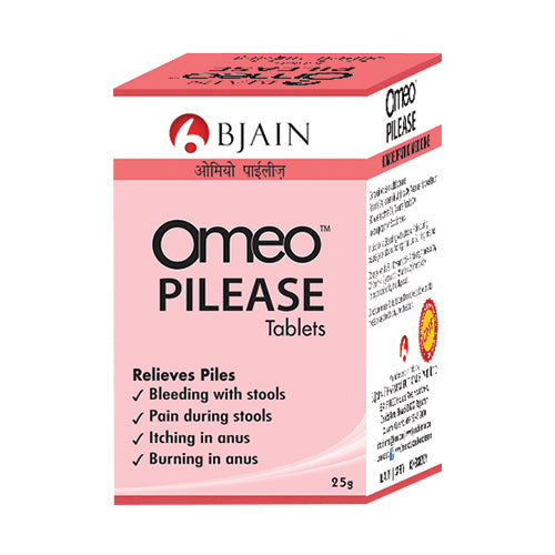 Bjain Homeopathy Omeo Pilease Tablets | Swadesiicart