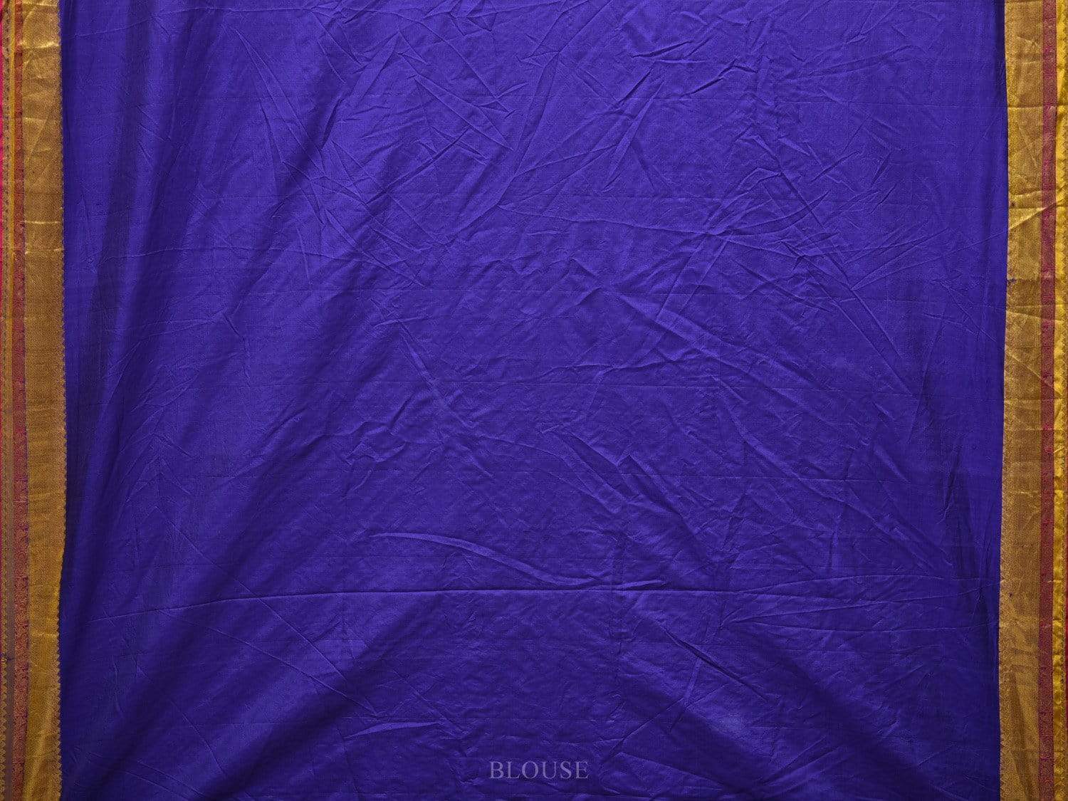 Pink and Dark Blue Bandhani Kanchipuram Silk Handloom Saree with Body Buta Design - Global Threads | Swadesiicart