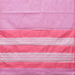 Pink Bamboo Cotton Saree with Small Checks Design No Blouse - Global Threads | Swadesiicart