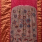 Pink Bandhani Kanchipuram Silk Handloom Saree with Kalamkari Pallu and Blouse Design - Global Threads | Swadesiicart