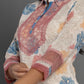 Yufta Pink Cotton Schiffli Co-Ord Set With Lace Detailing - Swadesiicart