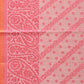 Pink Cut Work Sico Cotton Saree with Diagonal and Mango Border Design - Global Threads | Swadesiicart