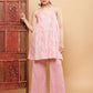 BohoJazz Pink Vacay Halter Top with Comfort Pants Co-ord Set - Swadesiicart