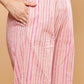 BohoJazz Pink Vacay Halter Top with Comfort Pants Co-ord Set - Swadesiicart