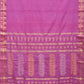 Pink Uppada Cotton Handloom Saree with Karpur Pallu Design - Global Threads | Swadesiicart