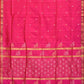 Pink Uppada Silk Handloom Saree with Birds and Jamdani Pallu Design - Global Threads | Swadesiicart