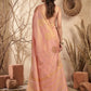 Anaita Pink Tissue Silk Woven Saree With Blouse