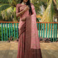 Anaita Pink Woven Design Pure Kanjivaram Soft Satin Silk Saree With Blouse