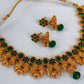 Kemp Peacock Green Necklace Set - Mokshi Collections