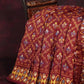 Maroon All Over Printed Semi Chanderi Saree By Gayathri Reddy Designer Studio | Swadesiicart