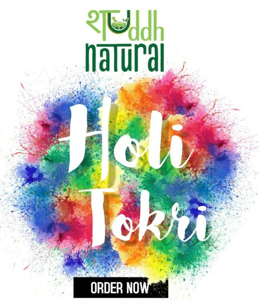 Shuddh Natural Ubtan Based Herbal Gulal | Ayurvedic Thandai Powder | Holi Gift Hamper | Swadesiicart