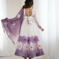 Joban Fashion Onion Pink Kurta Set Organza Sequin Embroidery Work - Swadesiicart