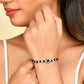 VOJ Stainless Steel Beads Brass Bracelet - Swadesiicart