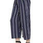 Asmaani Navy Blue Color Rayon Fabric Stripped Palazzo