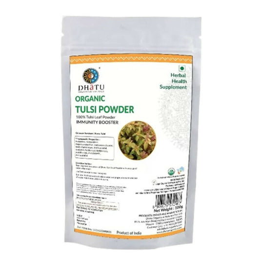 Dhatu Organics & Naturals Tulsi Leaf Powder | Swadesiicart
