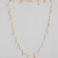 VOJ Gold-Polished Designer Chain For Women With AD Stone And Leaf | Swadesiicart