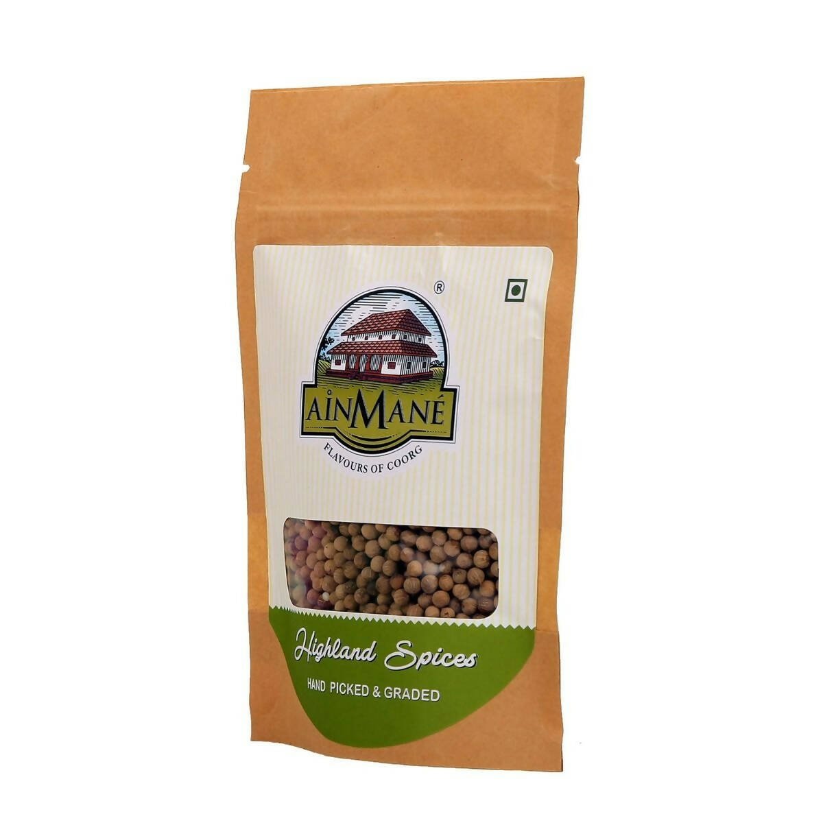Ainmane Whole White Pepper - Swadesiicart